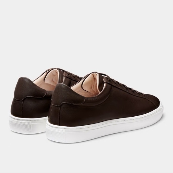 Suitsupply dark brown leather sneakers - size 43 (US 9.5 - 10) - Picture 2 of 12